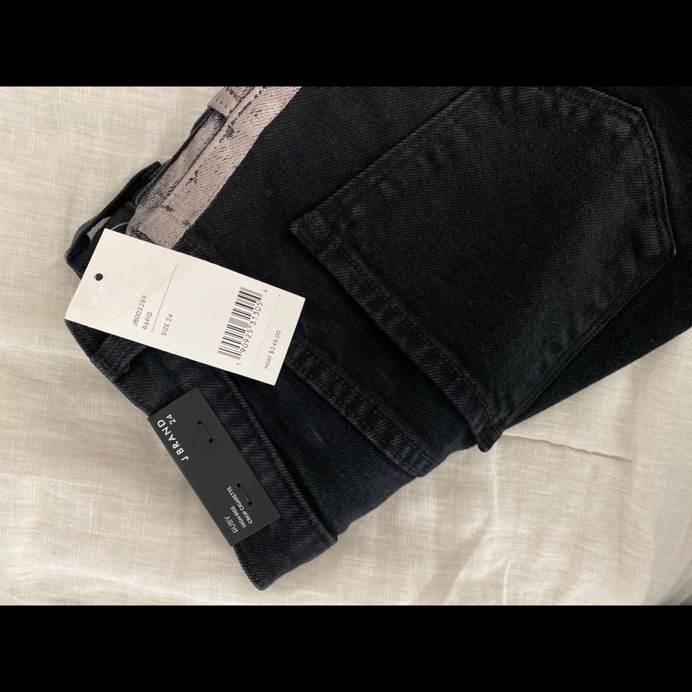 J Brand Ruby High Rise Crop Cigarette Jeans - Picture 4 of 4